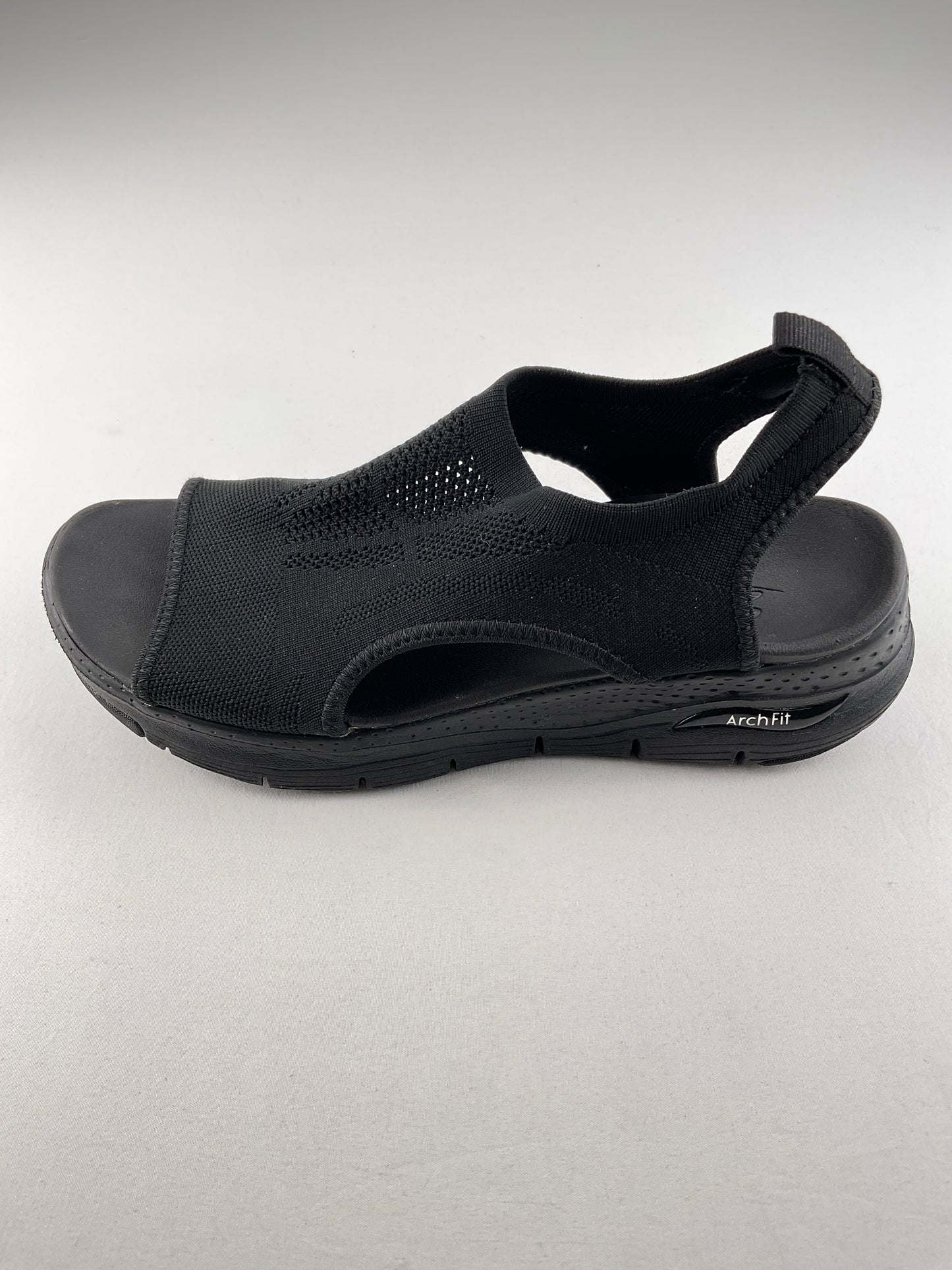 Sandalia Negro Skechers Archfit