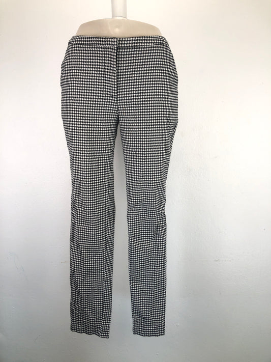 Pantalon Blanco De Cuadro De Vestir Forever 21