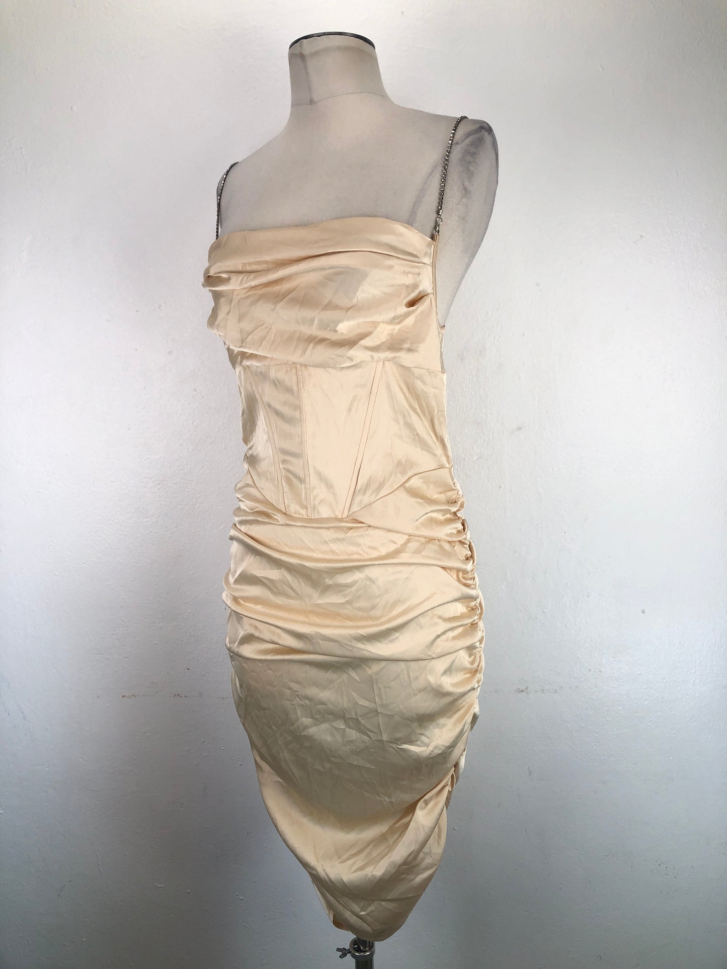 Vestido Crema Shein