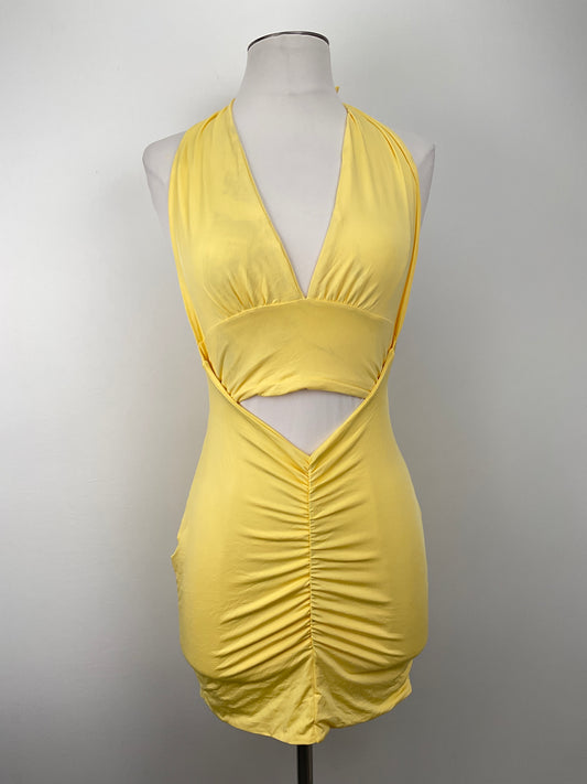 Vestido Amarillo Shein