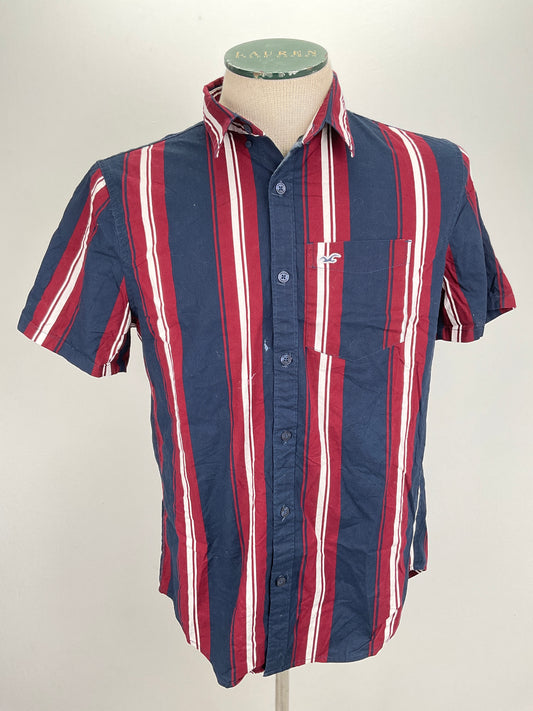 Camisa Azul marino de Rayas Hollister