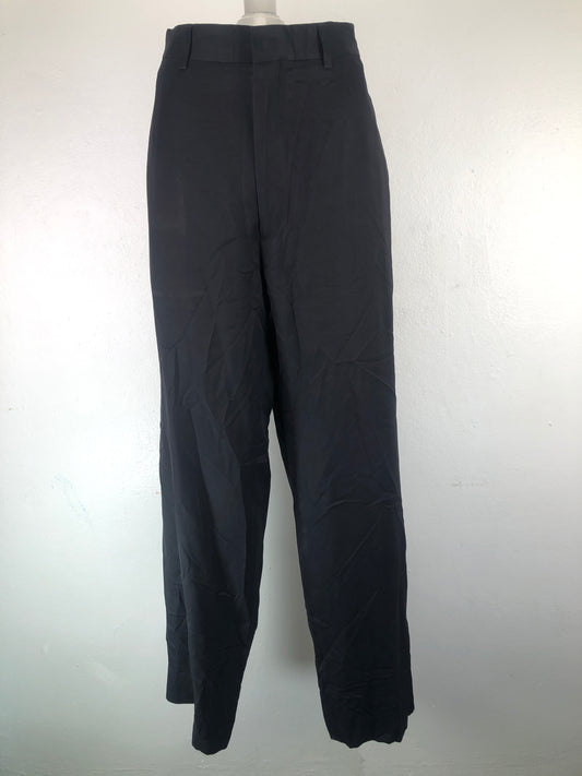 Pantalon Negro De Vestir Mario Serrani