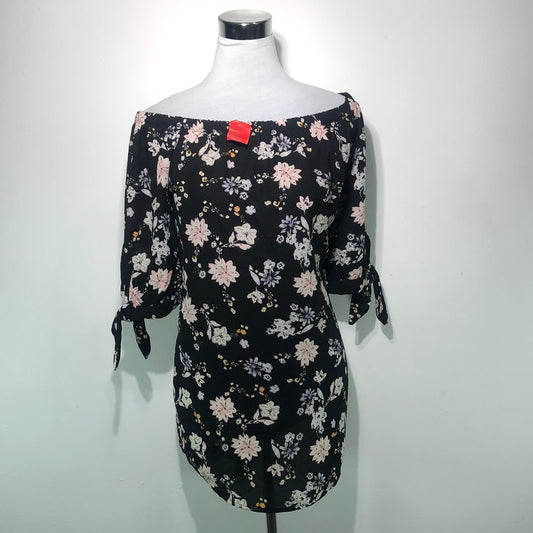 Vestido Negro de Flores Indulge