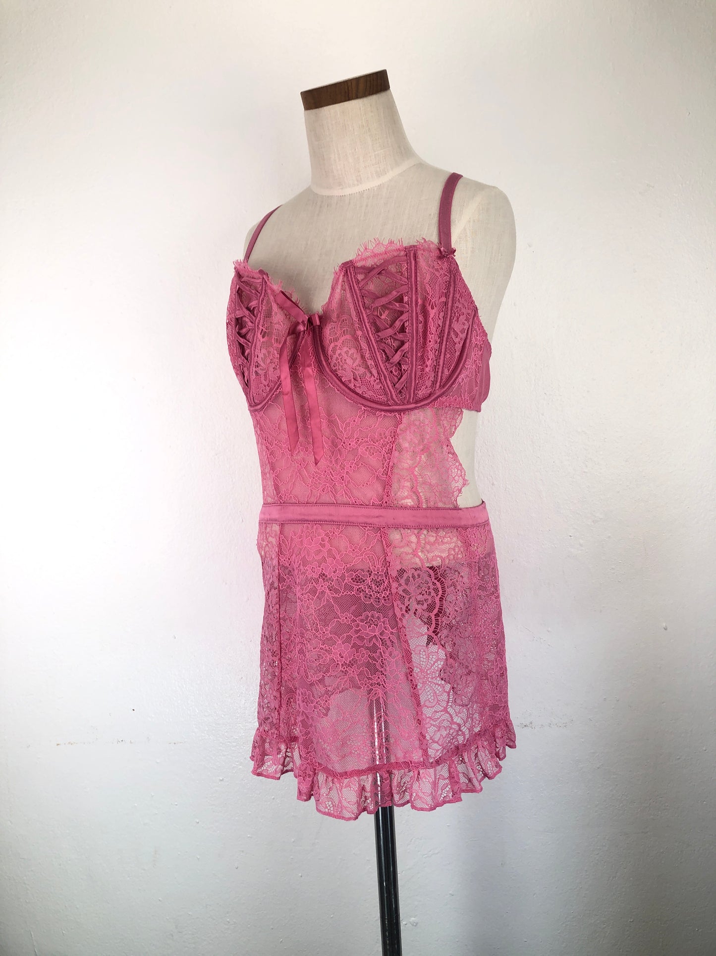 Blusa De Dormi Rosado Victorias Secret