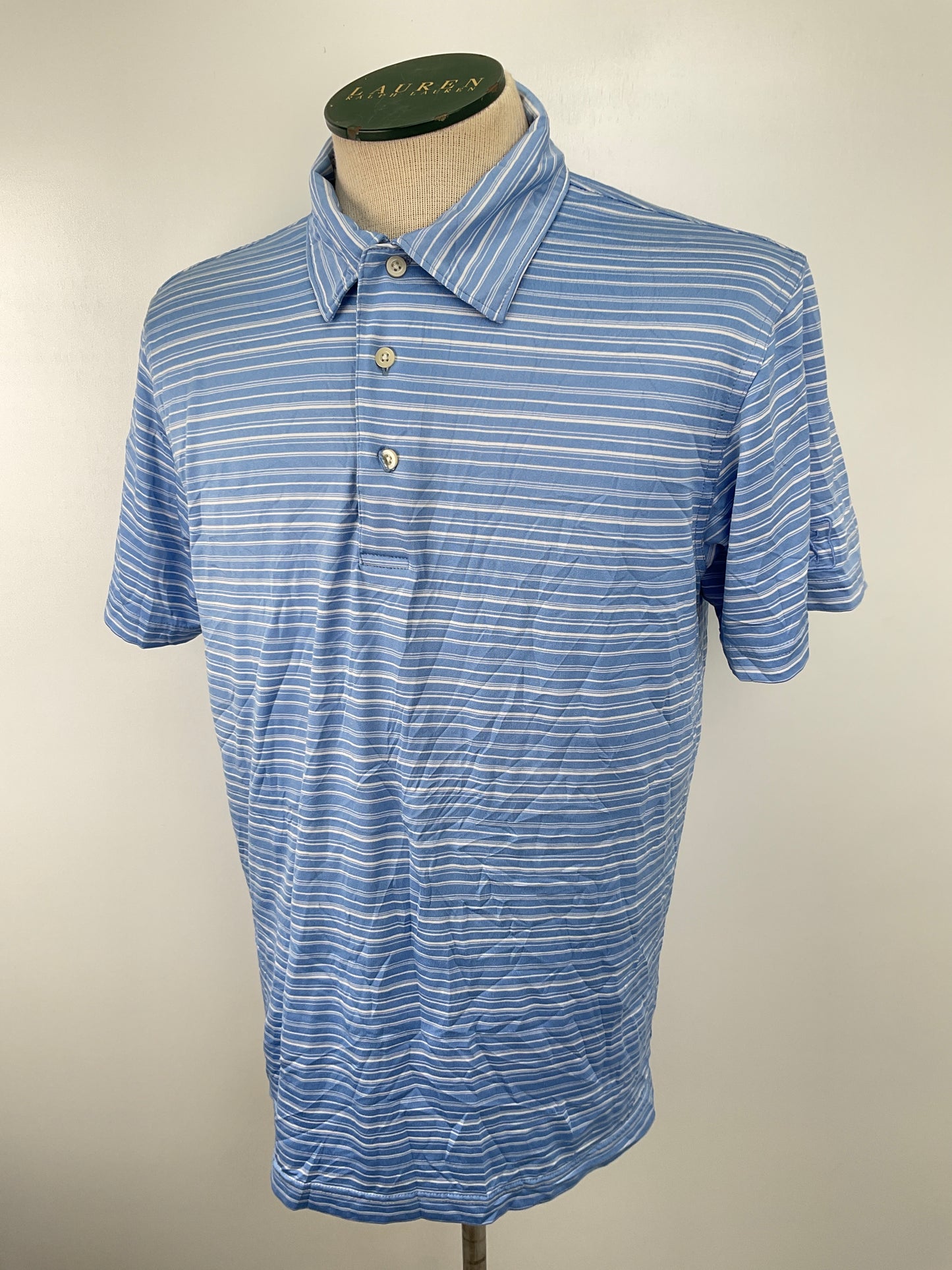 Camiseta Azul claro de Rayas Pga Tour