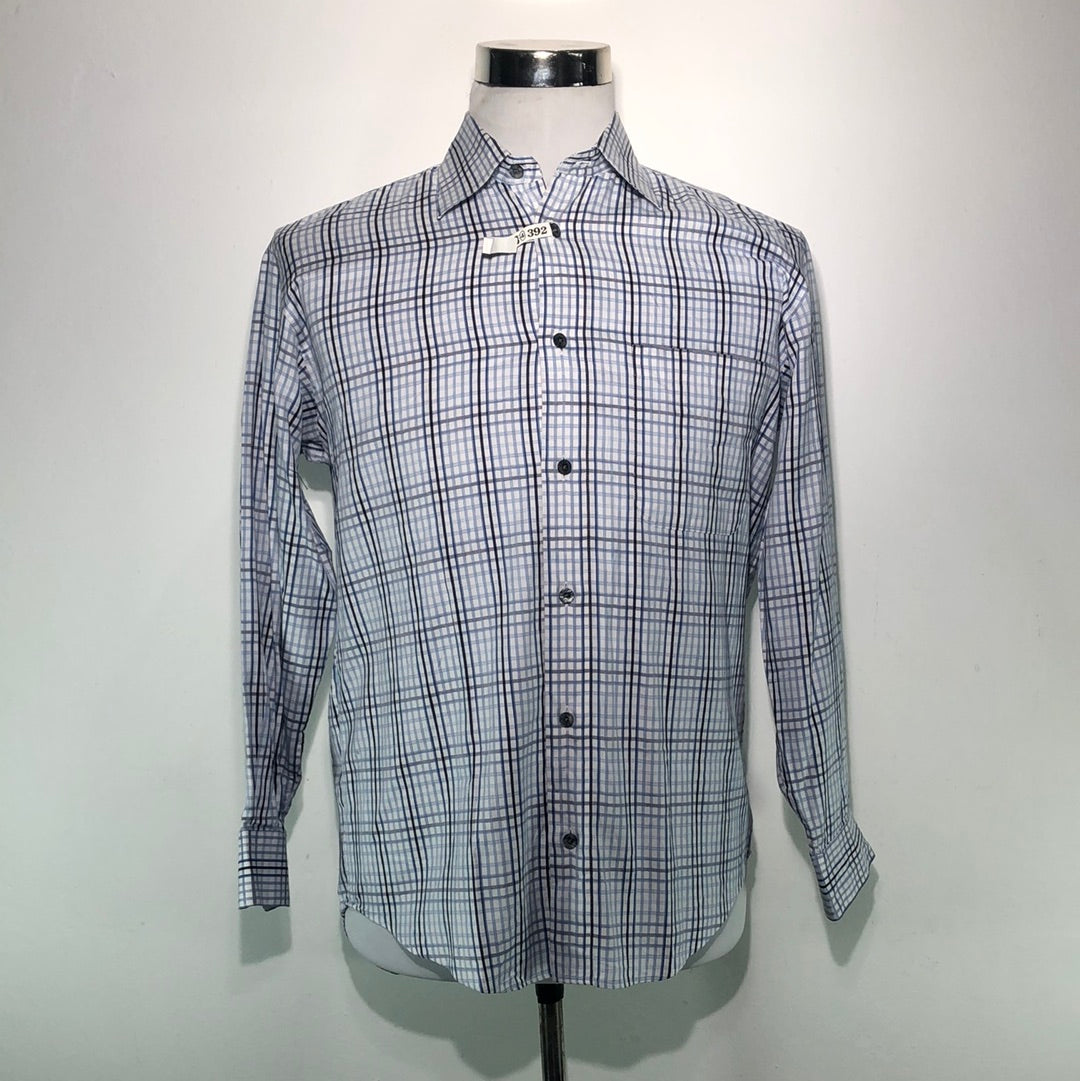 Camisa Blanco de Cuadro Ex-Club
