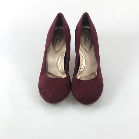 Zapatos Rojo Vino Dexflex Comfort