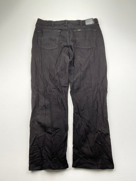 Pantalon Negro Negro Lee