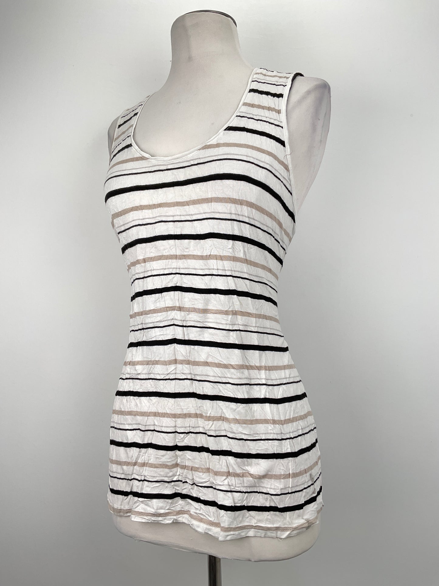 Blusa Crema de Rayas Whbm