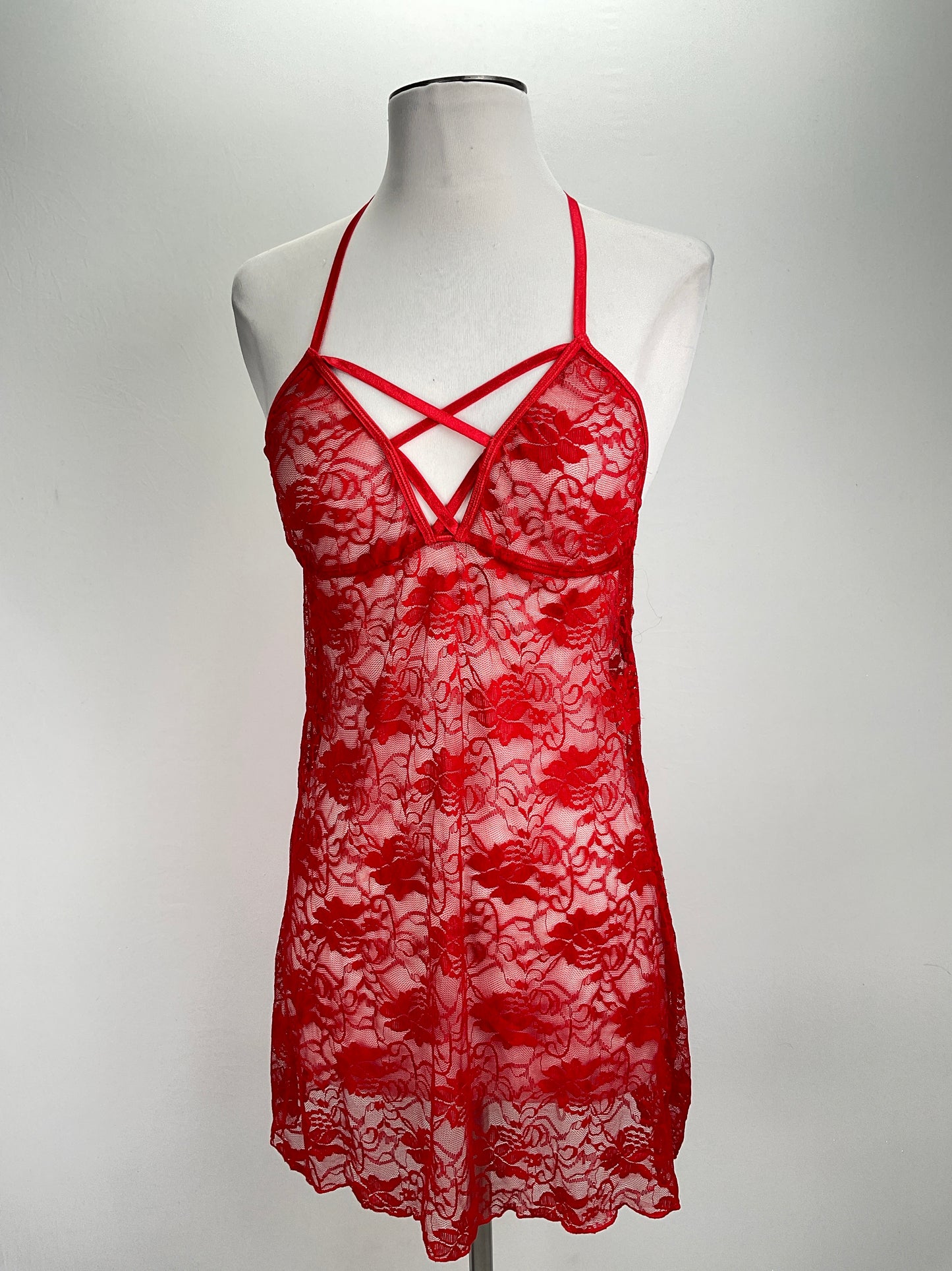 Baby Doll Rojo Floral Dreamgirl