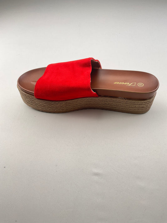 Zapatilla rojo forever