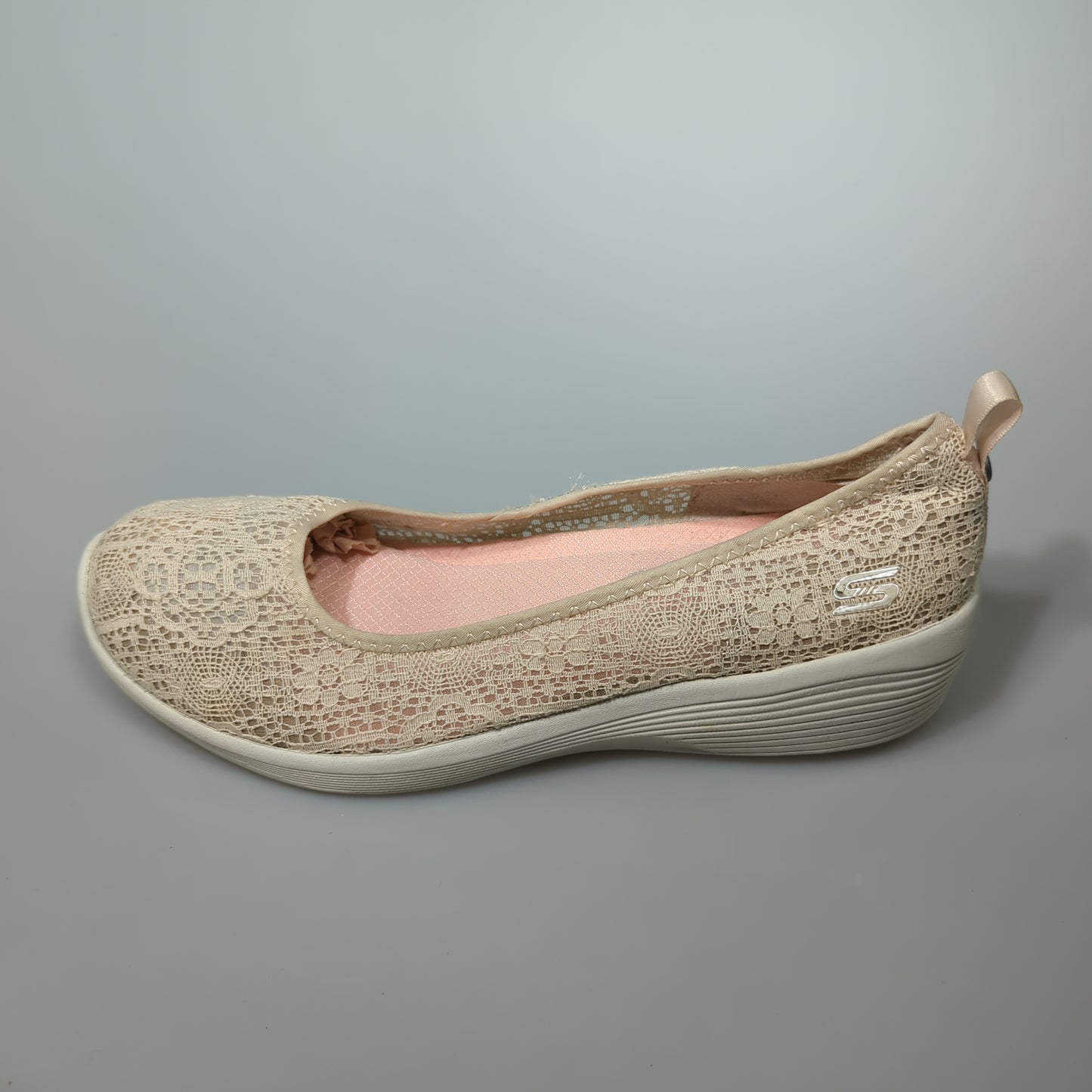Alpargatas Crema Skechers