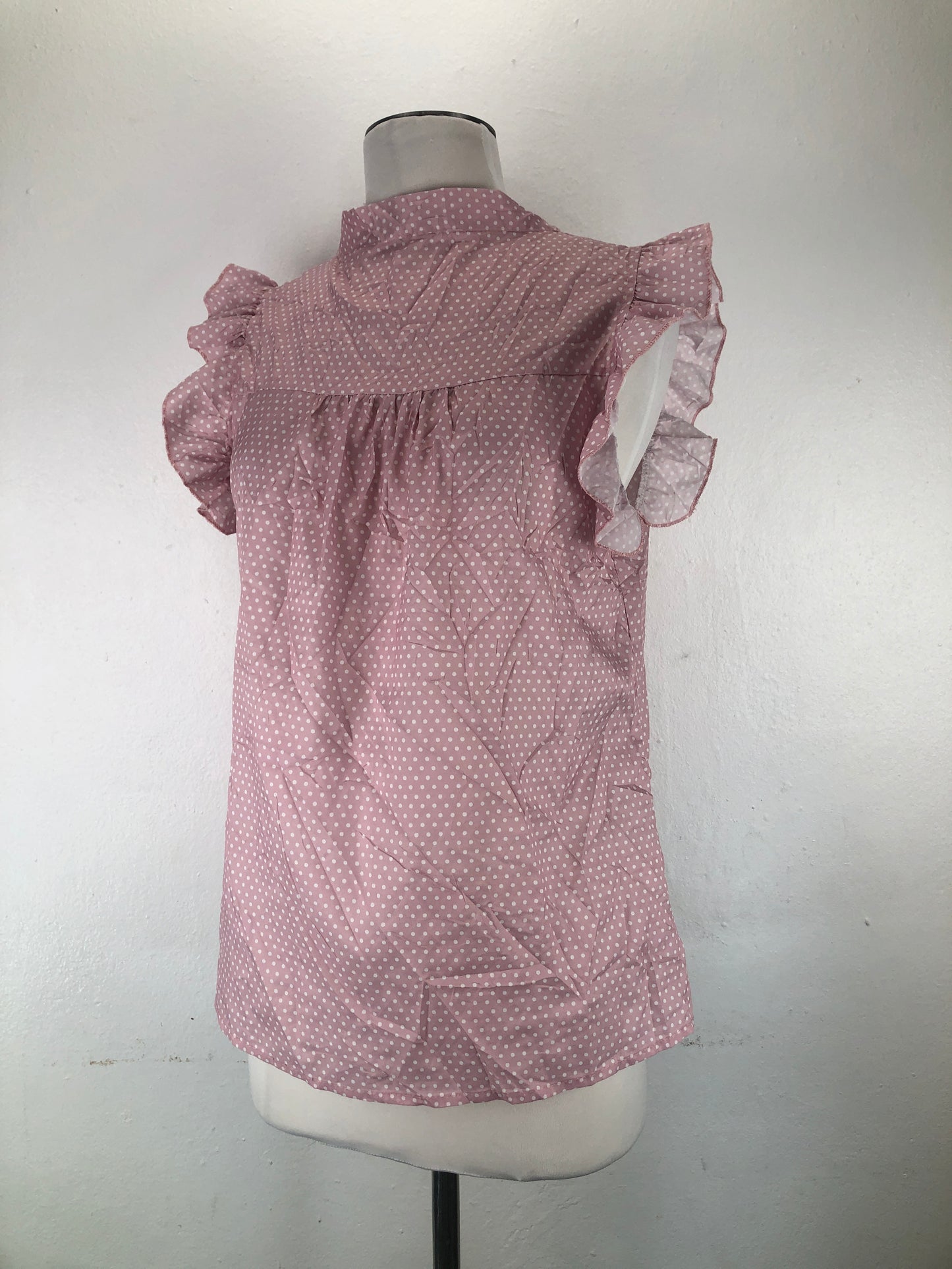 Blusa Nude de Lunares Variangis