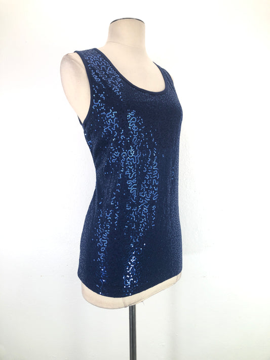 Blusa Azul marino de Brillo CATO