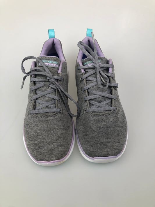 Tenis Gris Deportivo Skechers Flex Lite