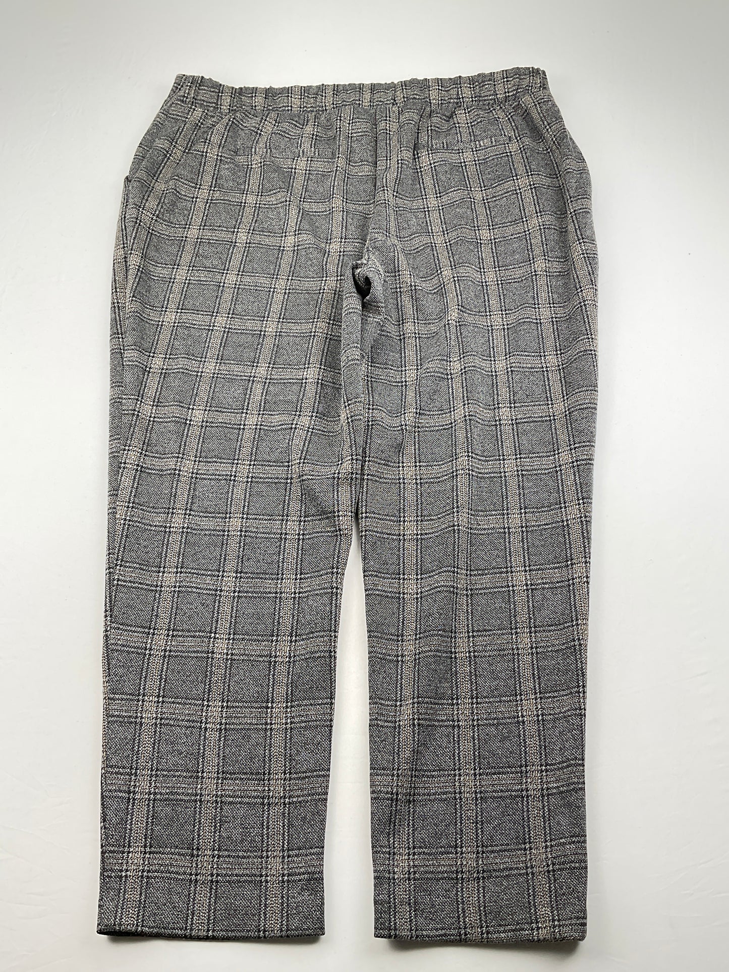 Pantalon de Vestir Gris de Cuadro Nine West