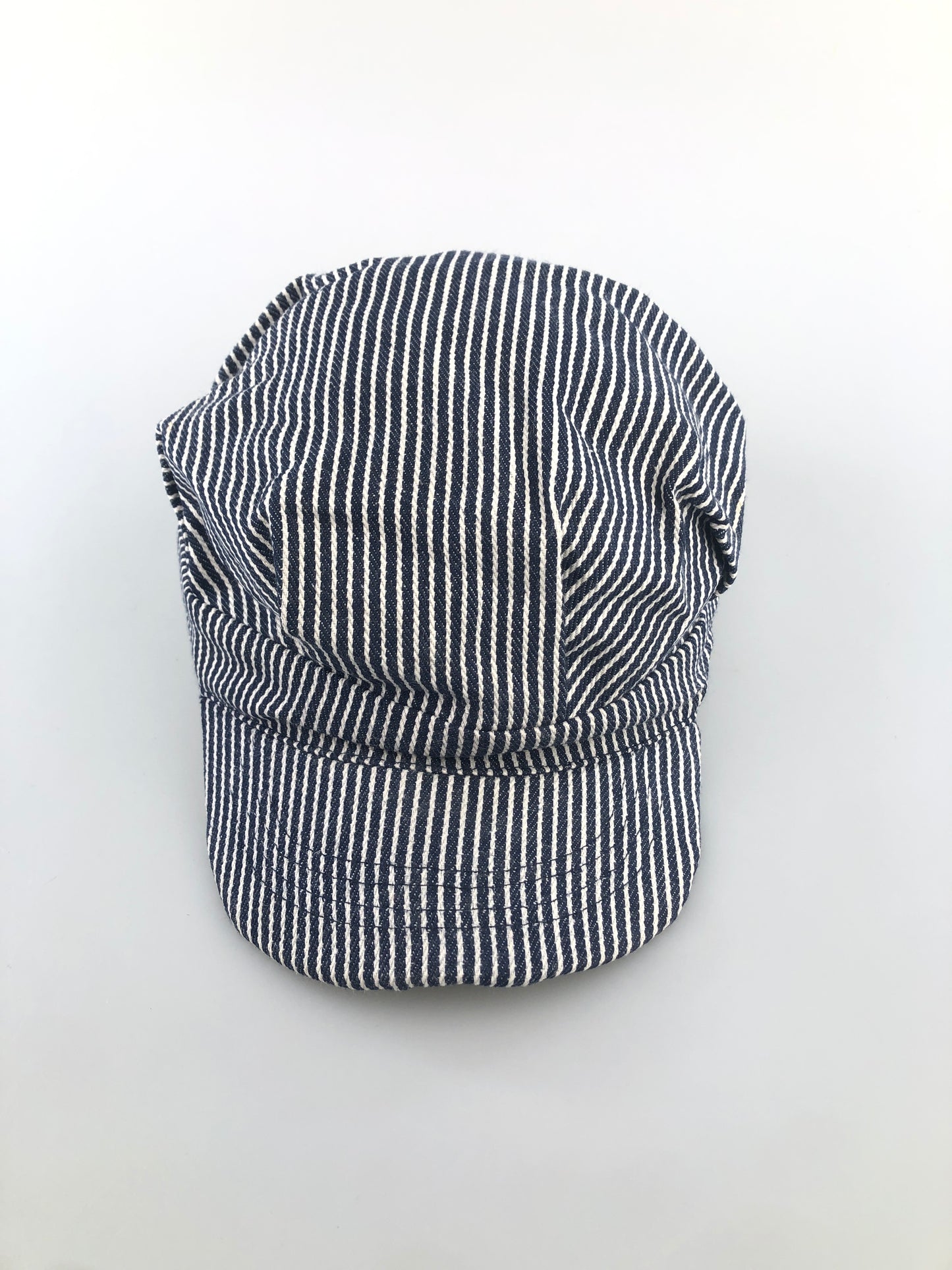 Gorra Azul de Rayas de Mujer