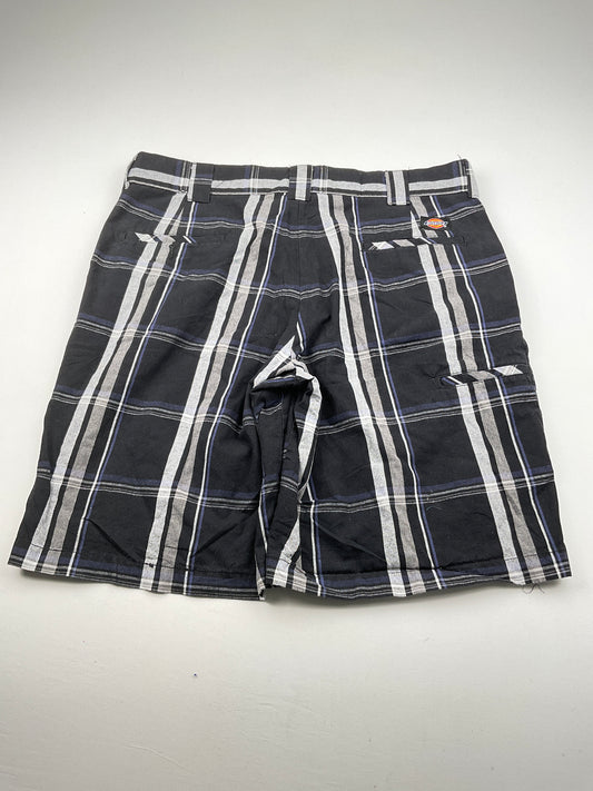 Short Negro de Cuadro Regular fit