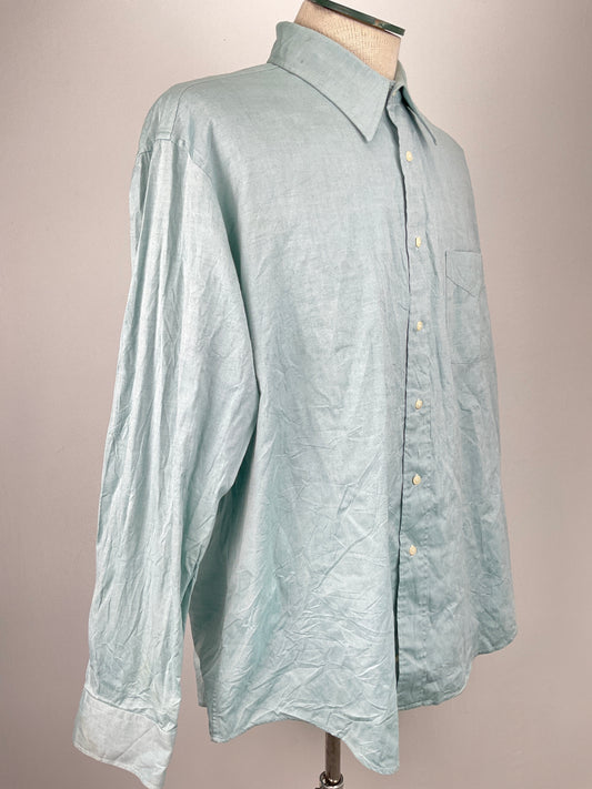 Camisa Turquesa Pin Point Oxford