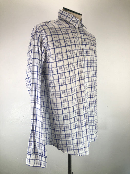 Camisa Blanco de Cuadro CTY Co