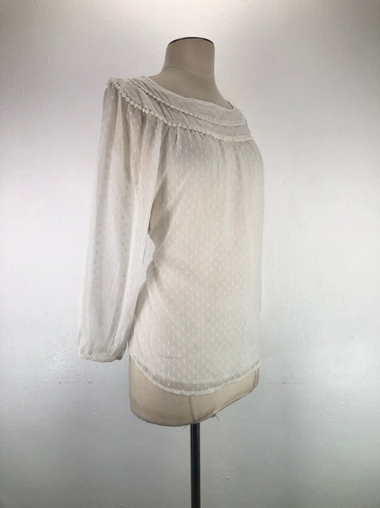 Blusa Beige de Lunares Loft