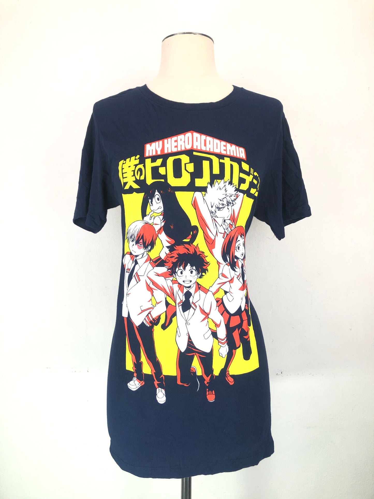 Camiseta Azul marino Deportivo Myhero Academia