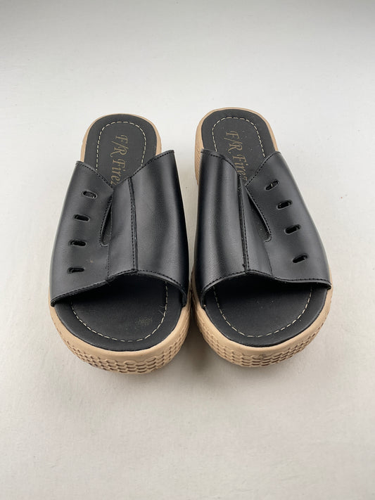 Zapatilla Negro Plataforma Firezli