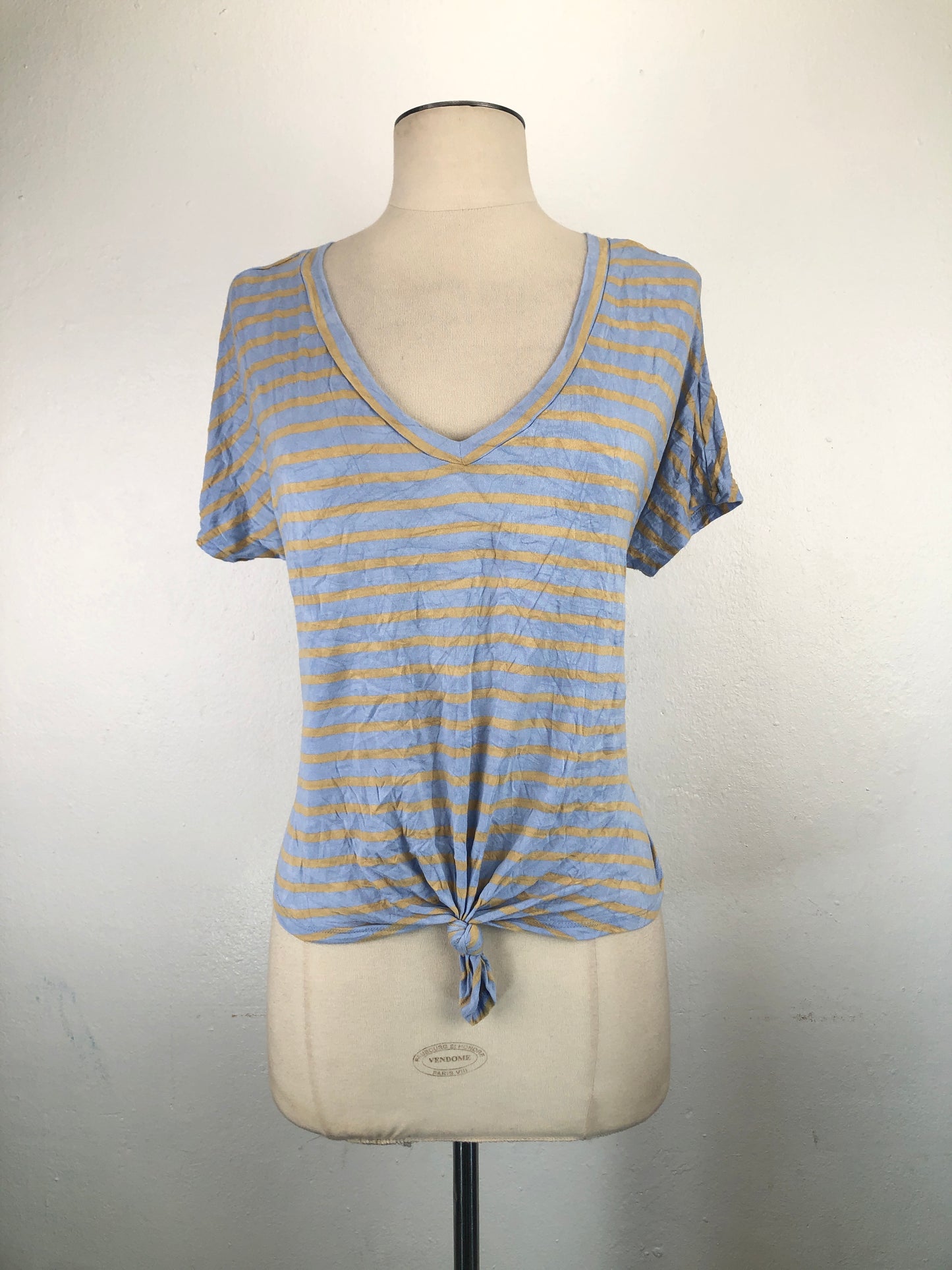 Camiseta Gris de Rayas Mackenzie Me
