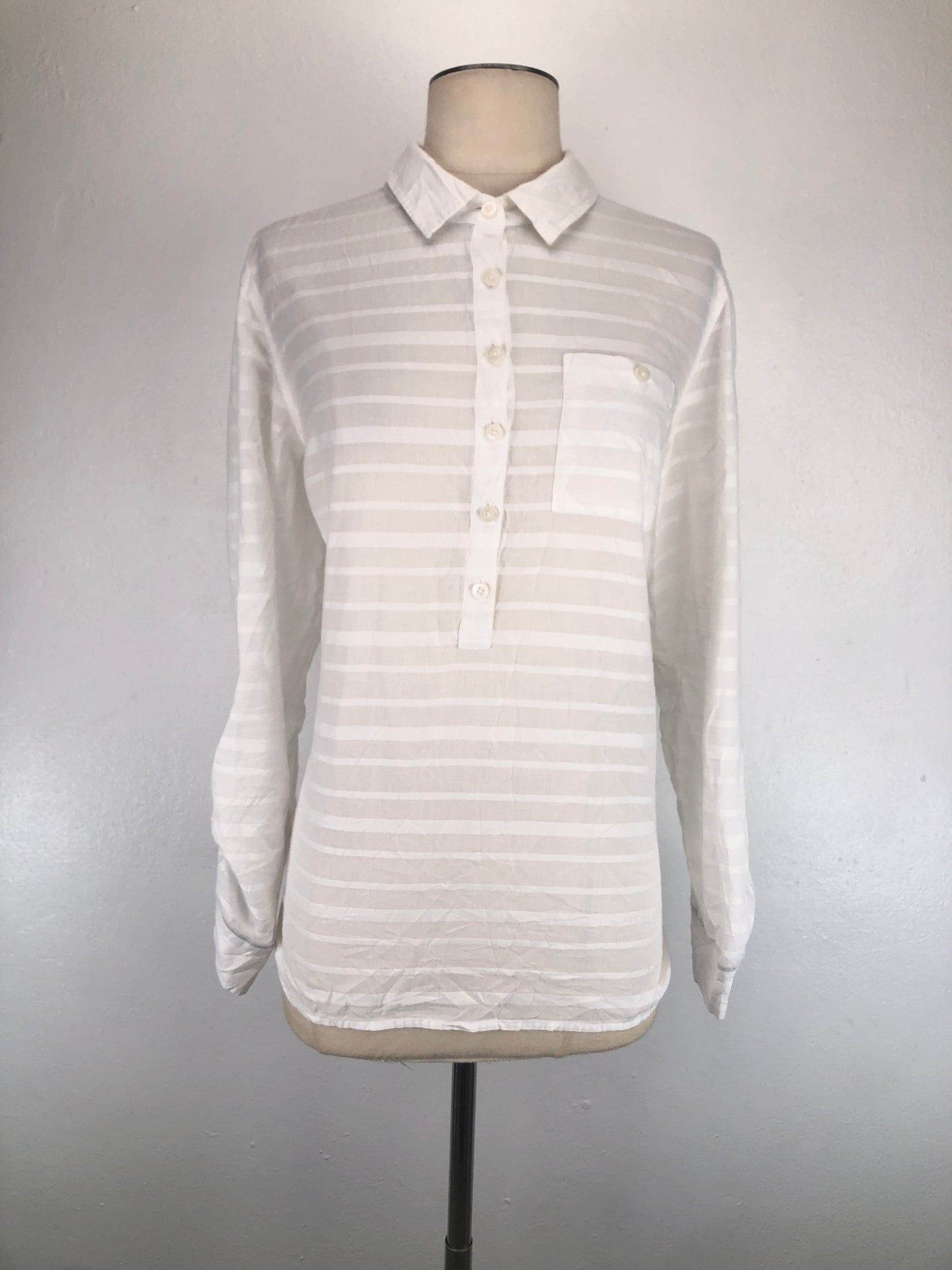 Camisa Blanco de Rayas Tommy Hilfiger