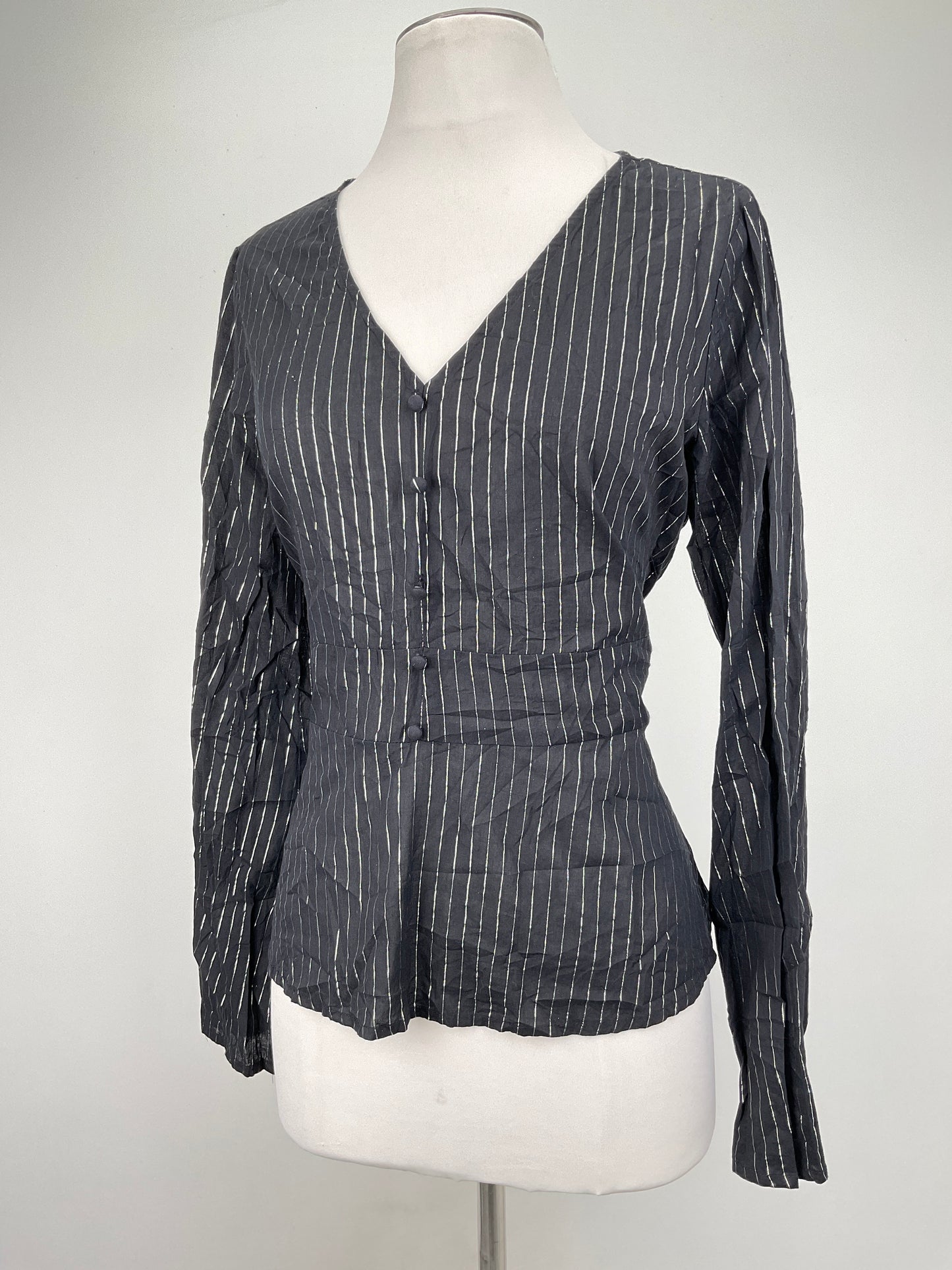 Blusa Negro de Rayas Love Five