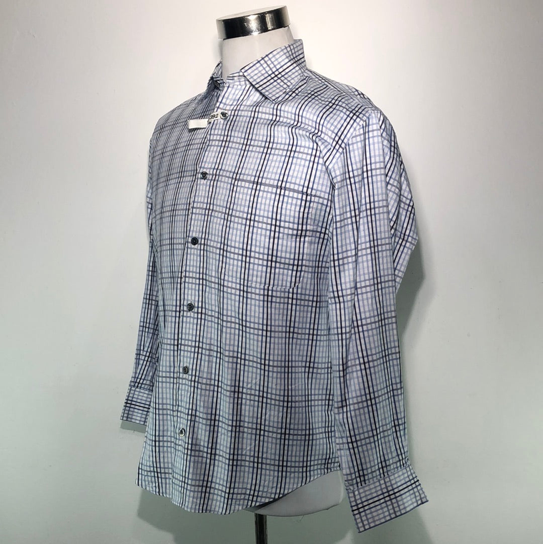 Camisa Blanco de Cuadro Ex-Club