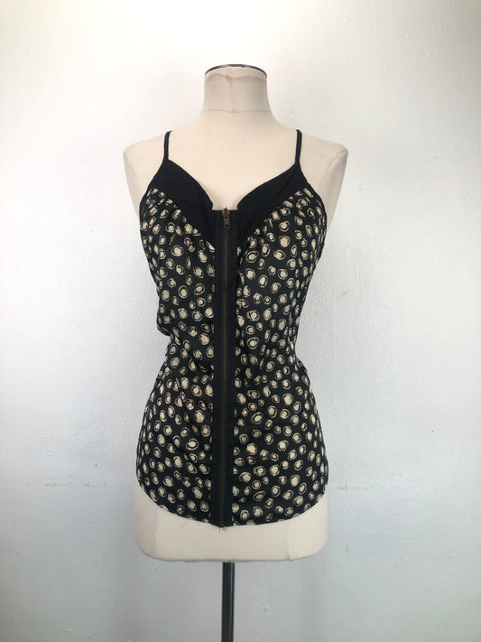 Blusa Negro de Lunares Poetry