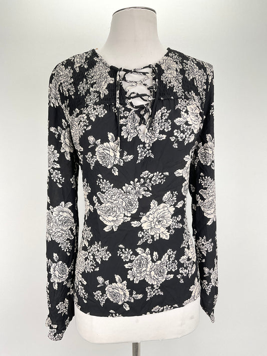 Blusa Negro Floral Trixxi