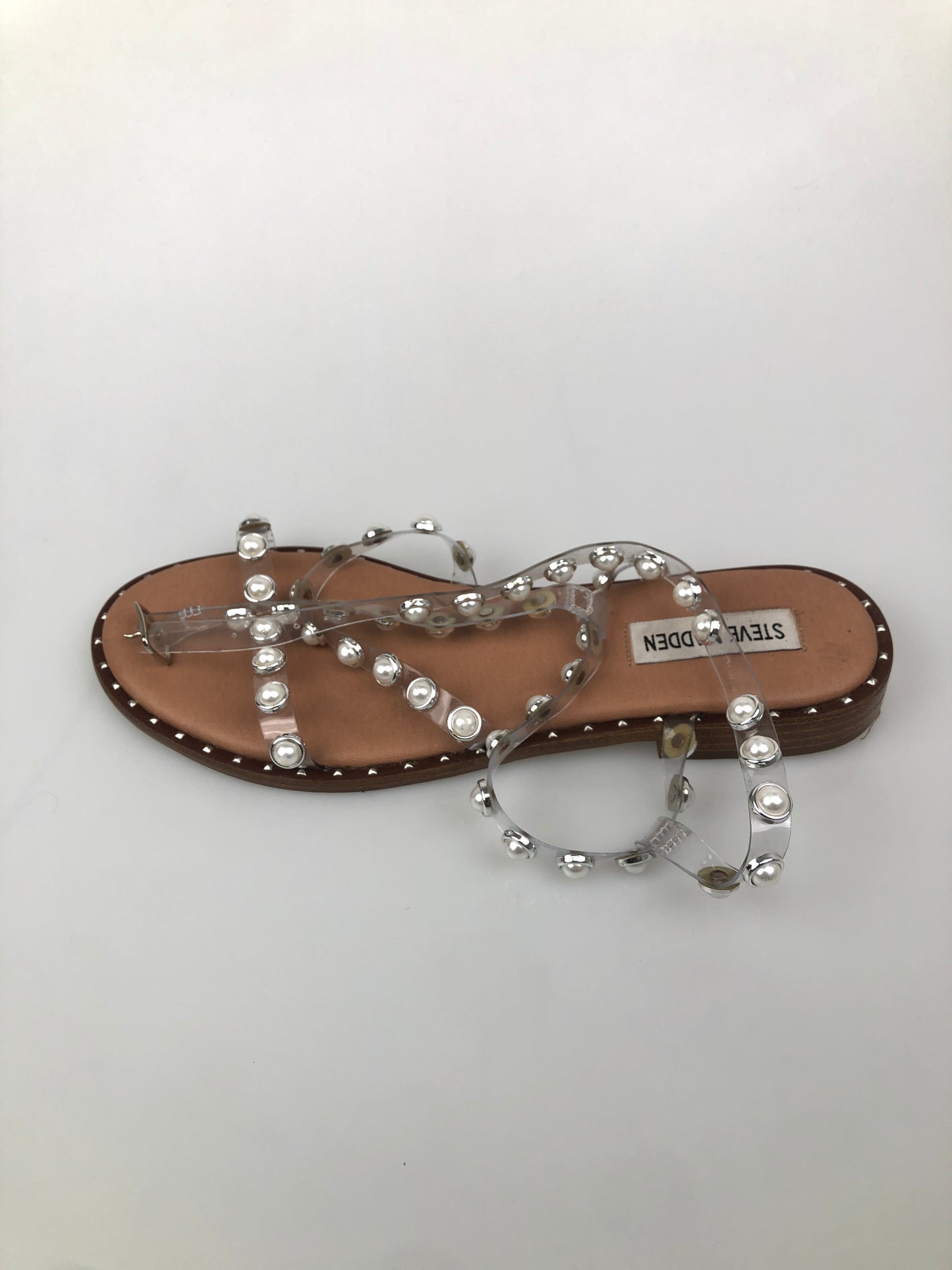 Sandalia Plateado Steve Madden