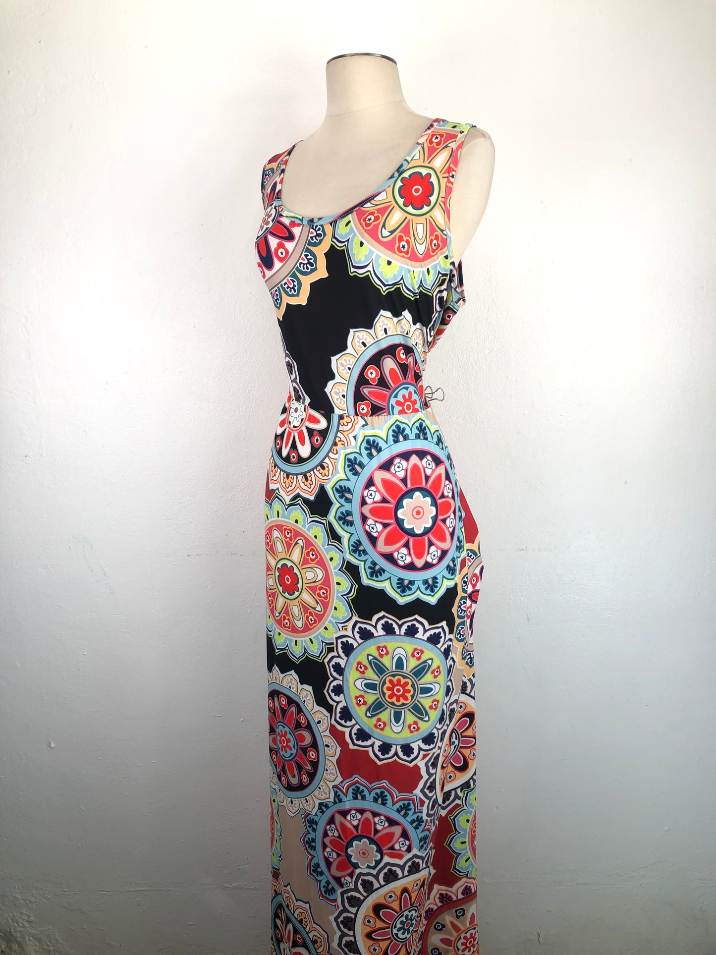 Vestido Multicolor De Flores Bluetoe