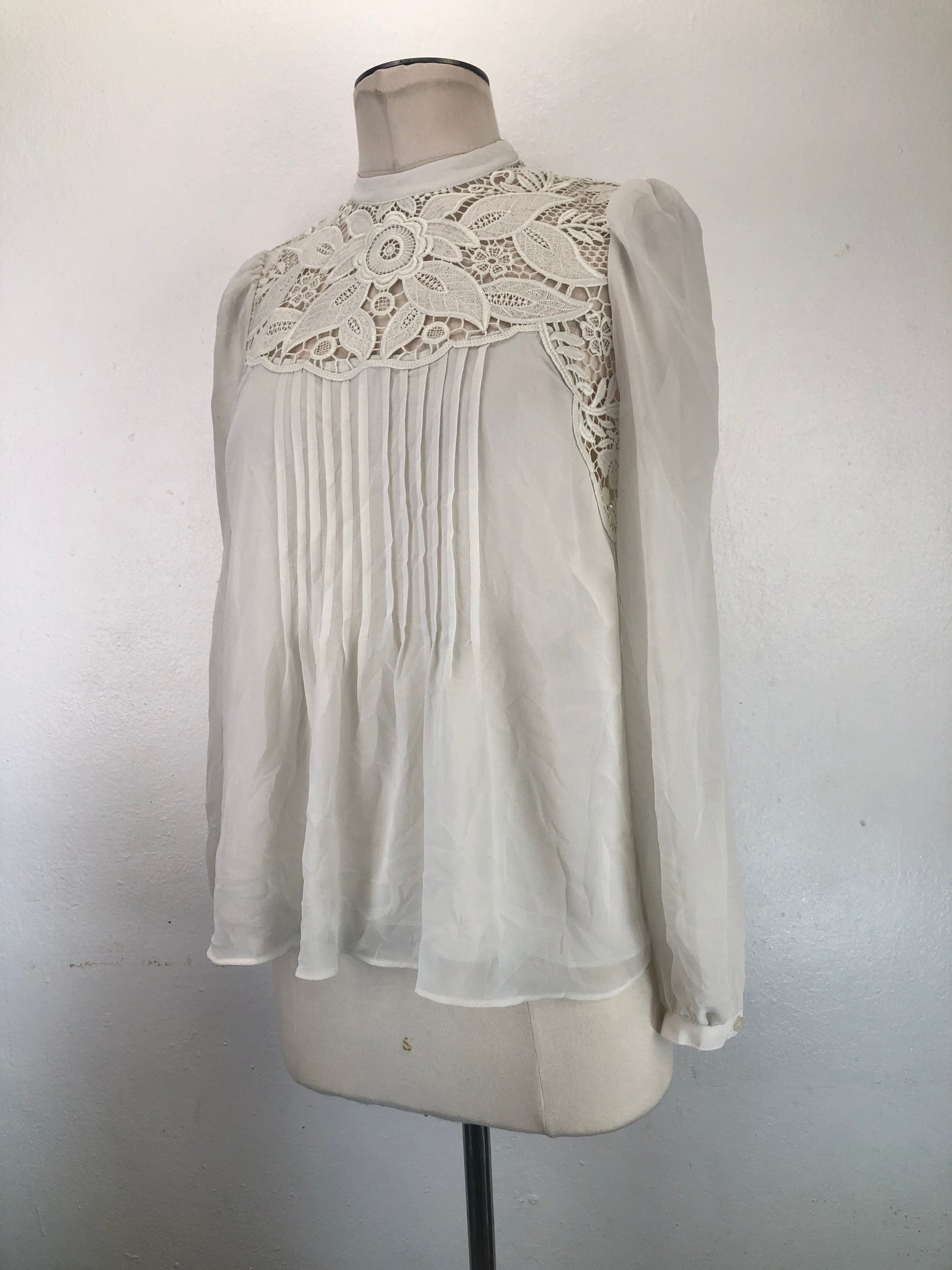 Blusa Blanco Floral Express