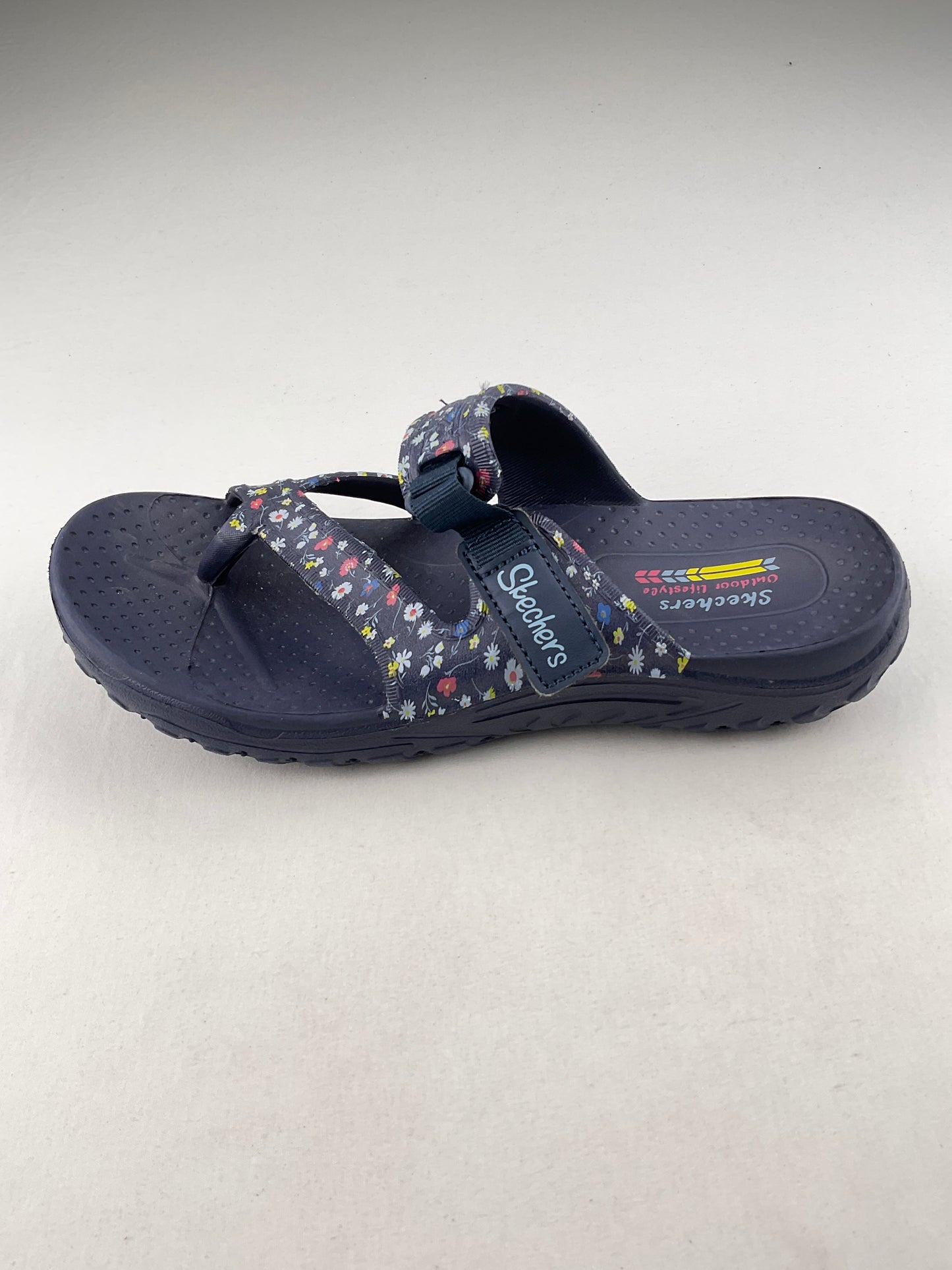Sandalia Azul marino Floral Skechers