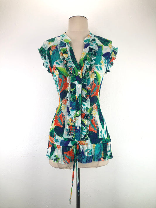 Blusa Multicolor de Flores ny Collection