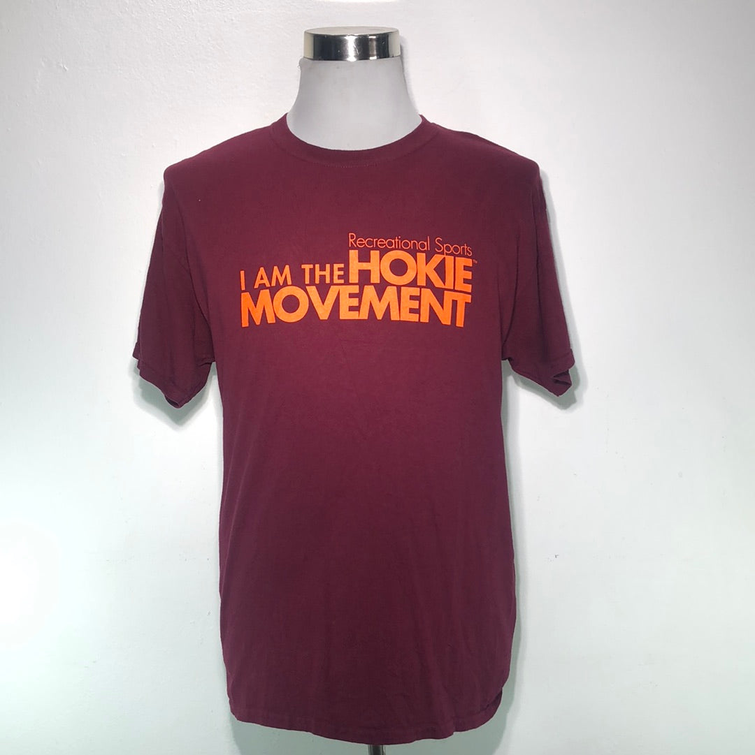 Camiseta Rojo Vino Gildan