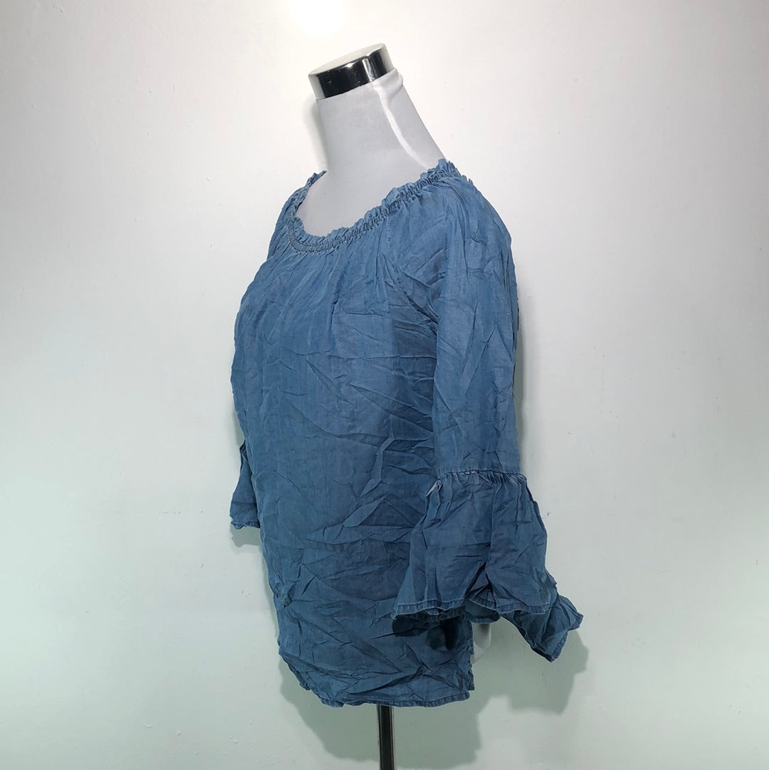 Blusa Jeans Azul Karen Kane