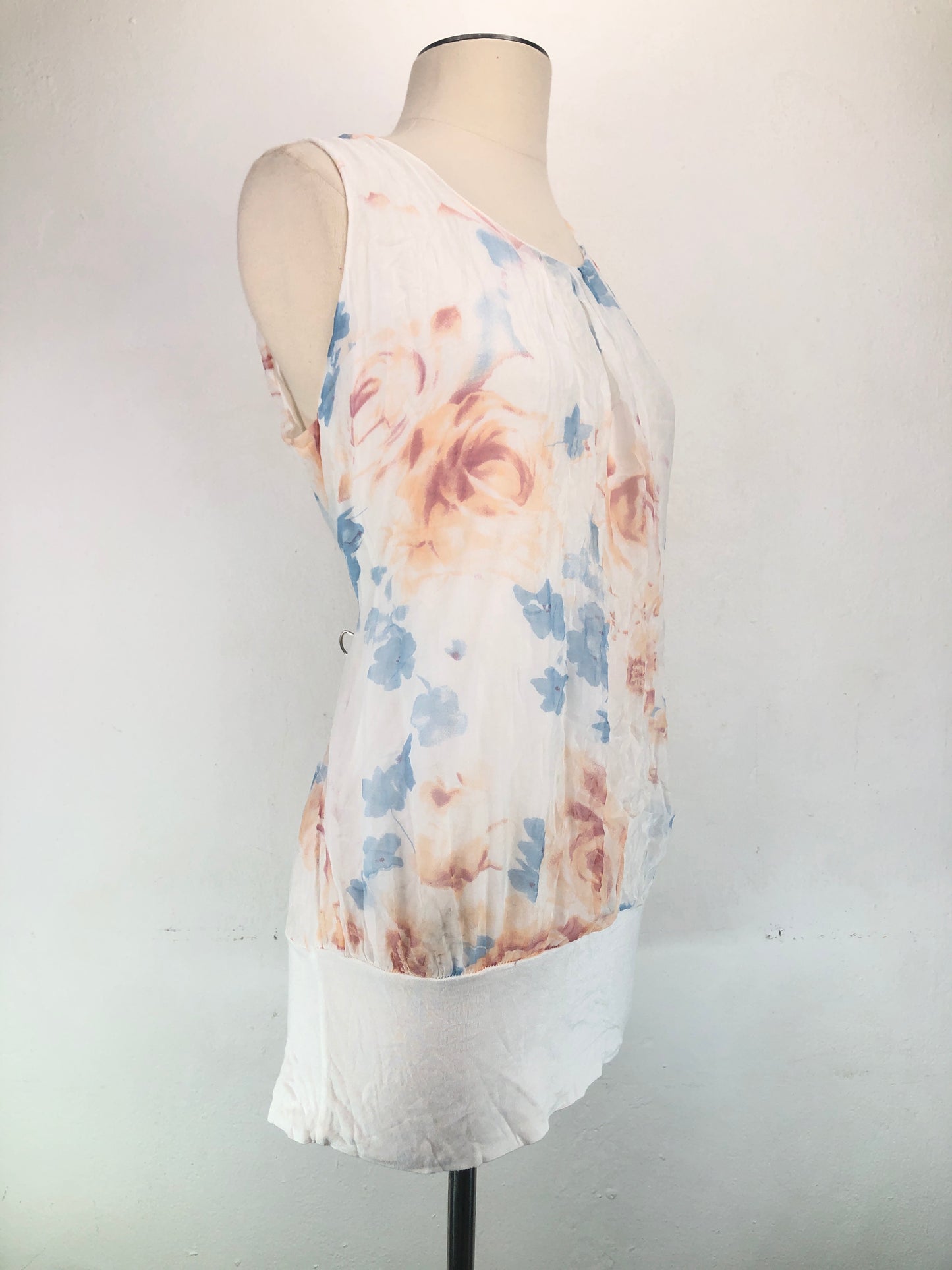 Blusa Blanco de Floral Elena Baldi
