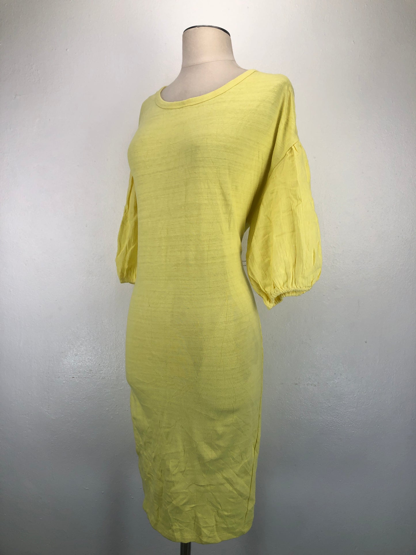 Vestido Amarillo Loft