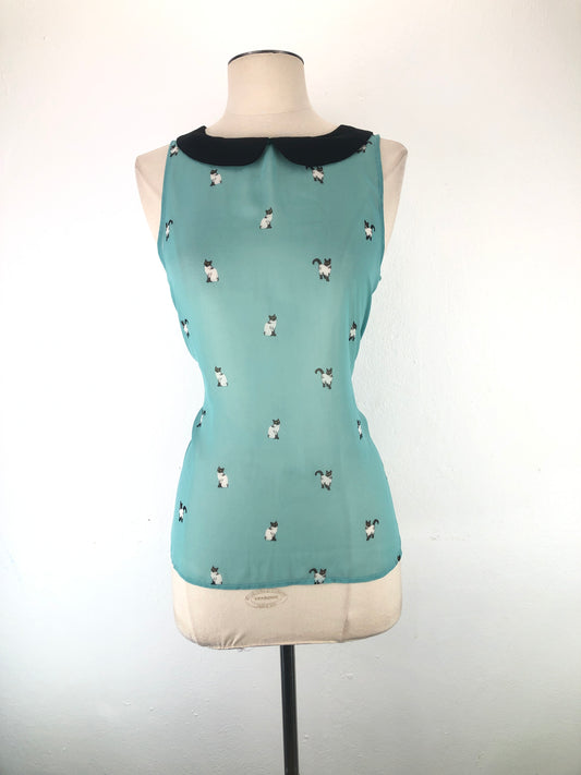 Blusa Azul Craro Pull Bear