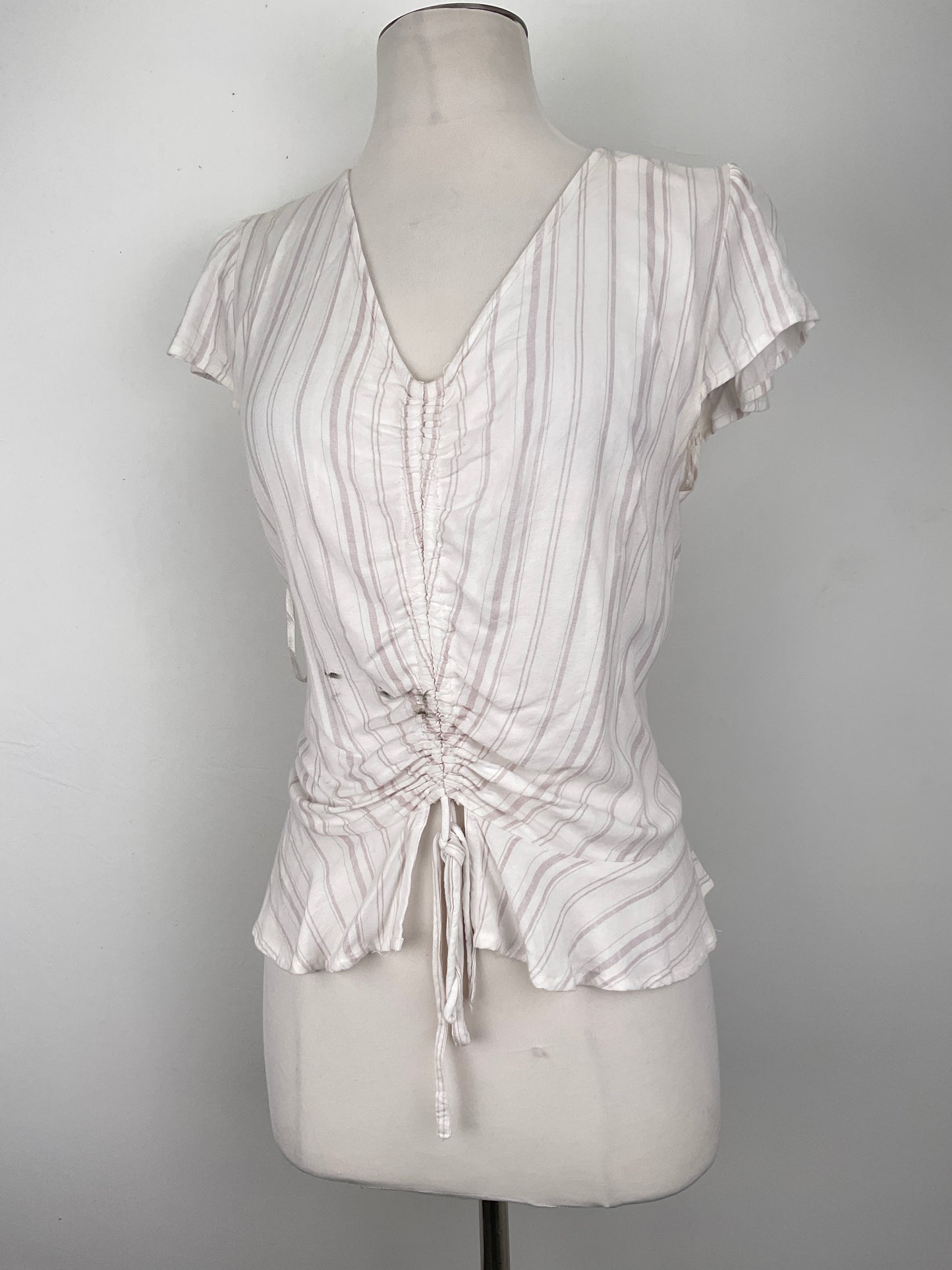 Blusa Blanco de Rayas Sim Sam