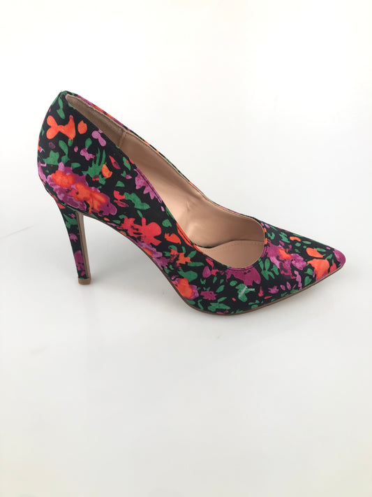 Zapatos Negro Floral de Tacon Michael
