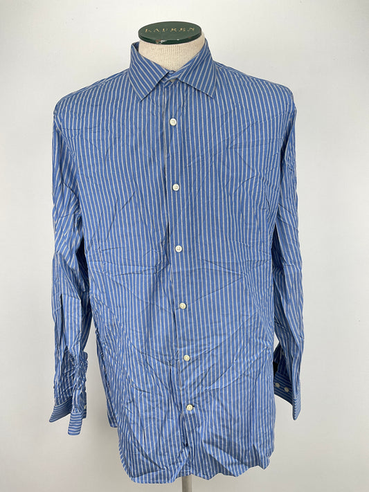 Camisa Azul de Rayas Banana Republic