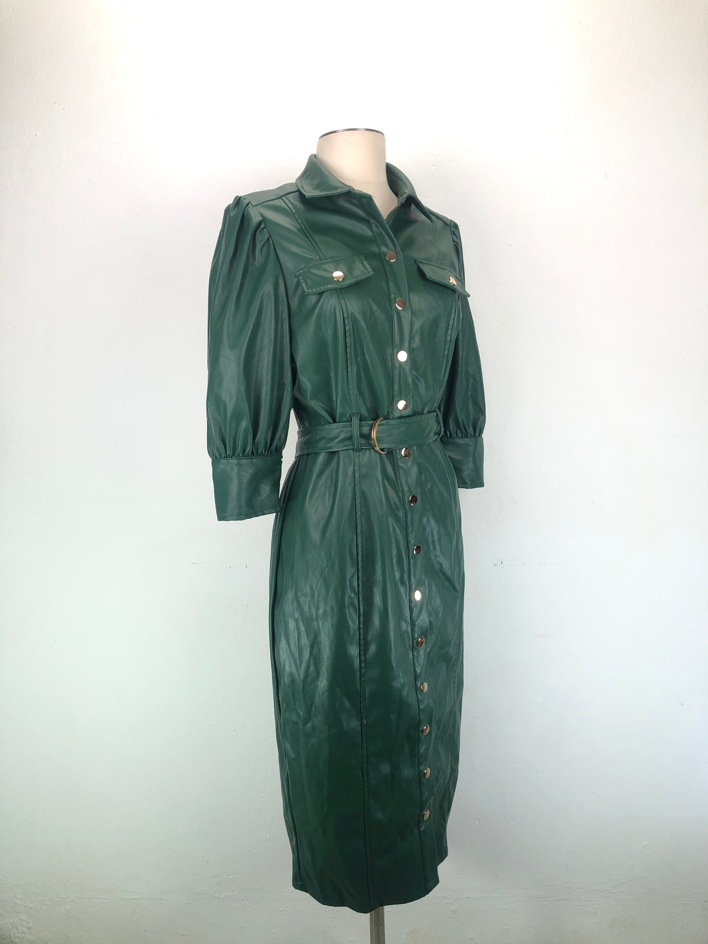 Vestido Led Verde Fashion Nova