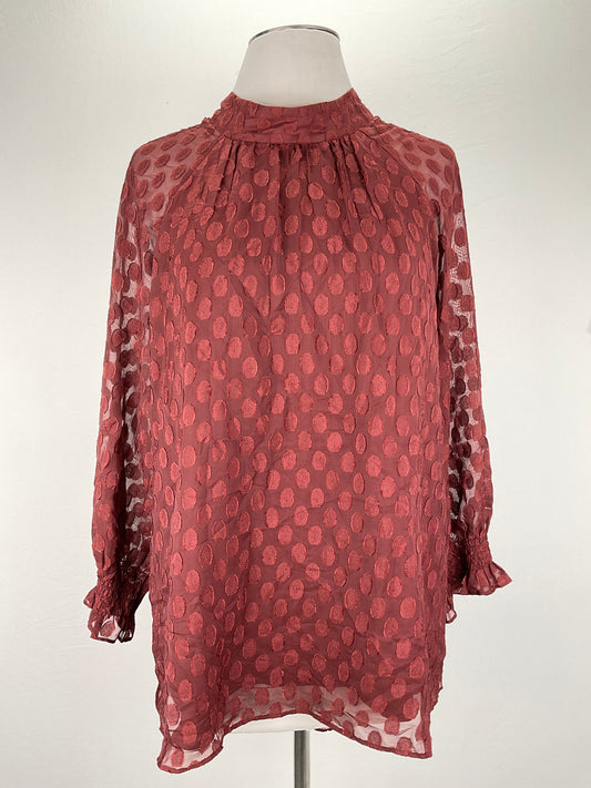 Blusa Marron de Lunares DR2