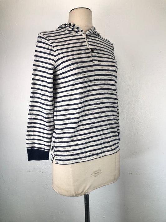 Abrigo Azul marino de Rayas Arizona