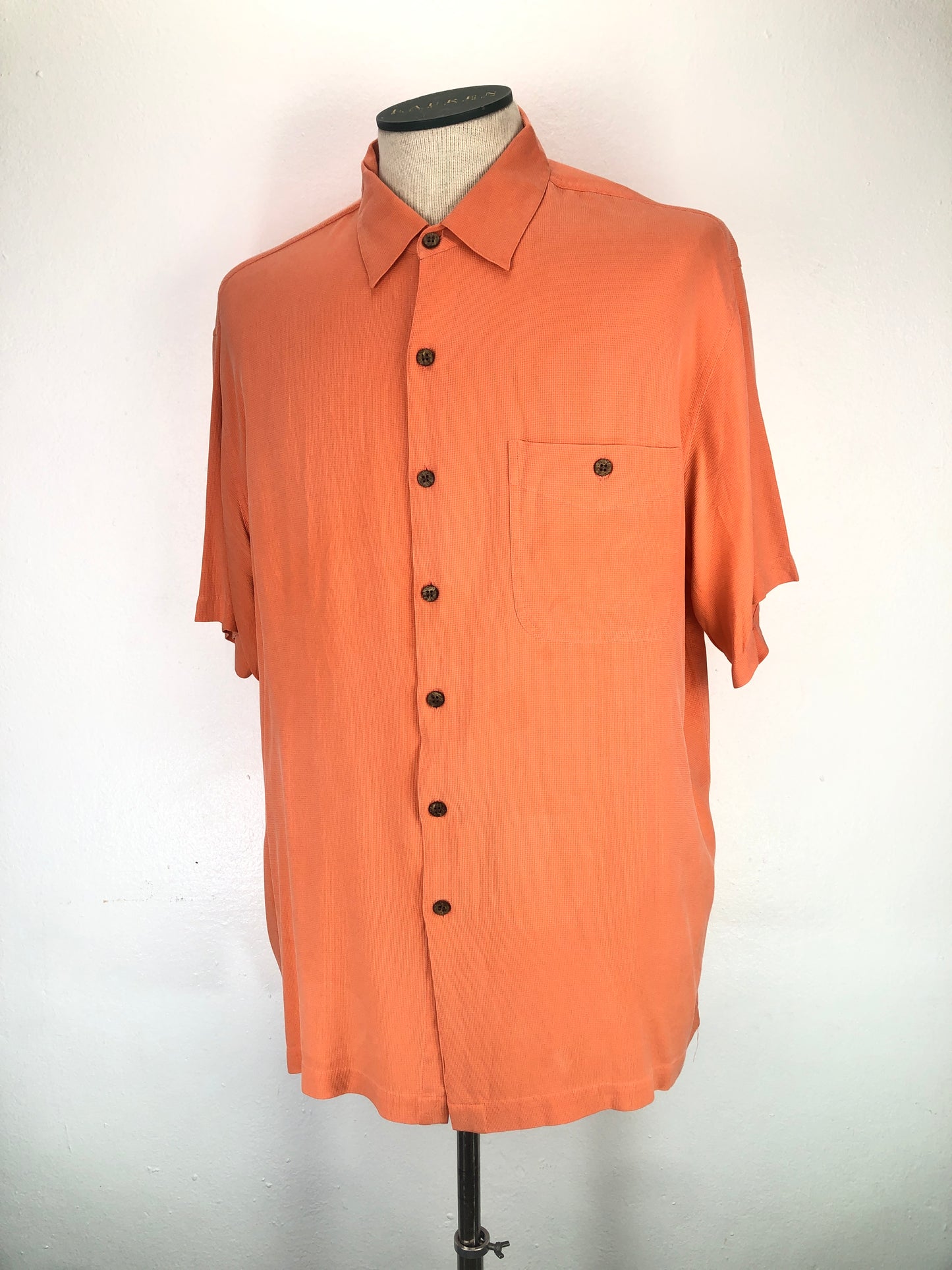 Camisa Naranja Pure Silk